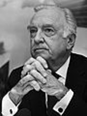 Somehow, the rich baritone and calm demeanor of Walter Cronkite completed the event. Photo Credit Rob Bogaerts. Licensed under CC BY-SA 3.0 nl via  Wikimedia Commons .