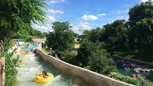 The rapids in New Braunfels are now man-made. The Schlitterbahn opened for operation in 1996. Photo Credit: Summerfuninautin.com (public domain).