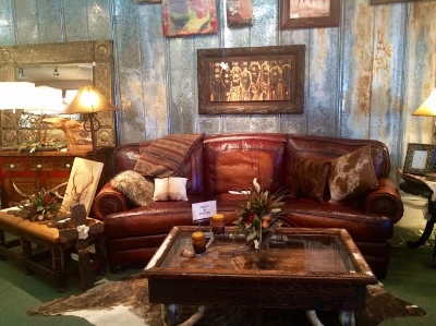 Exquisite ranch furnishings at Buck Fergeson in Bellville. Photo Credit: M'lissa Howen.