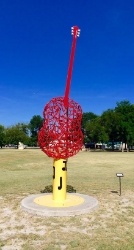 Great art can e found in Lampasas--for free! Photo Credit: M'Lissa Howen.