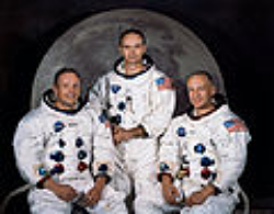 The Apollo 11 Crew. Photo Credit: NASA. Licensed via WikiMedia Commons (Public Domain).