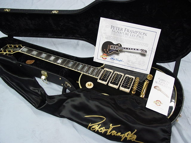 Frampton's Les Paul. In 1980, he lost the guitar in a cargo plane wreck only to be reunited with it 21 years later. Photo by Barry Richmond via  Wikimedia Commons