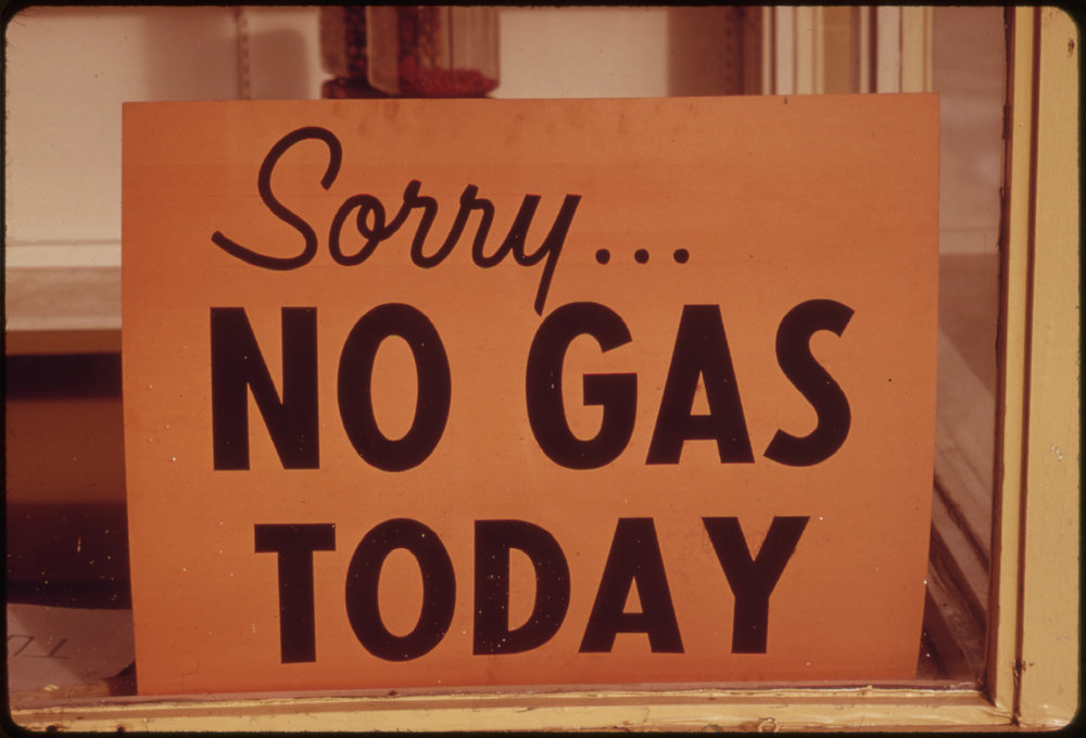 A much too frequent sign from the early 1970’s. Image via Wikimedia and the National Archives.