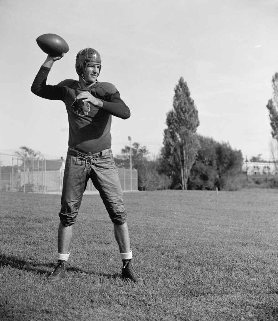Sammy Baugh was one of the NFL's first superstars.